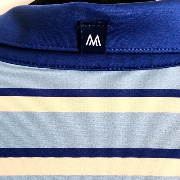 Mizzen + Main Classic Versa Moisture Wicking Polo Shirt Size L - Picture 4 of 5